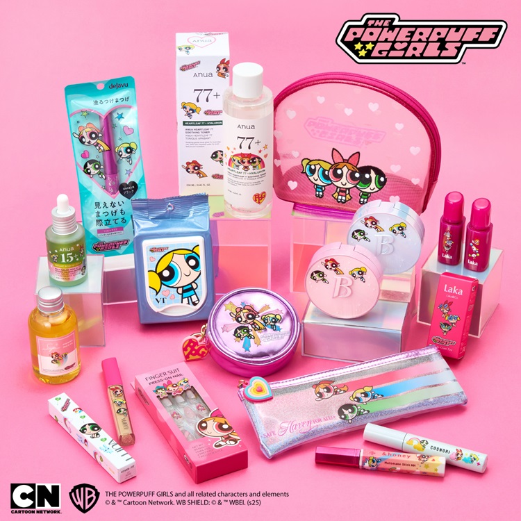 PLAZAの人気コスメが『パワーパフ ガールズ』デザインに!限定のスペシャルコスメが多数登場