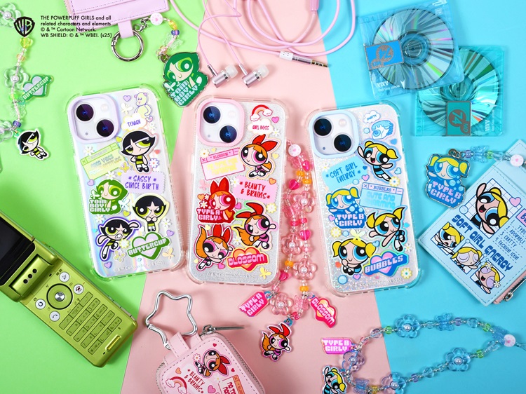 『パワーパフ ガールズ』×「SKINNYDIP LONDON」ギラギラ&ポップなモバイルアクセサリーが登場!