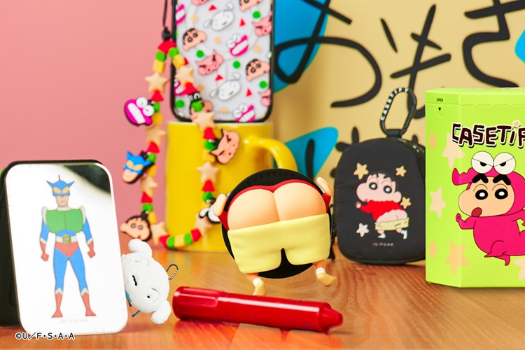 「クレヨンしんちゃん x CASETiFY」しんちゃんのお気に入りを集めたテックアクセサリーが登場！