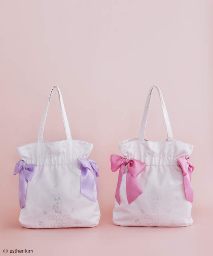 Esther Bunny WRトートバッグ<br>カラー：Pink/Lavender<br>価格：￥6,600