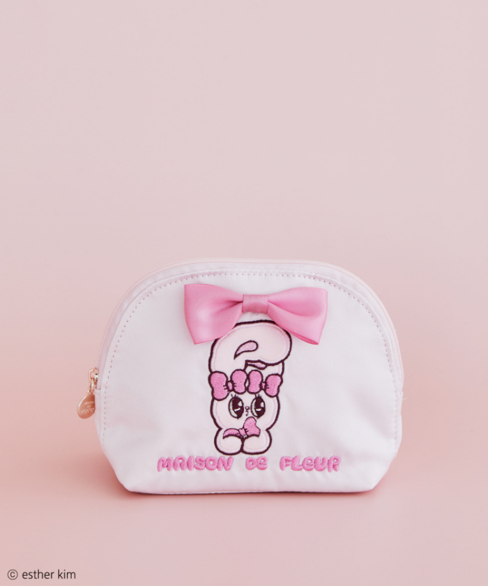Esther Bunny ラウンドポーチ<br>カラー：Pink<br>価格：￥4,700