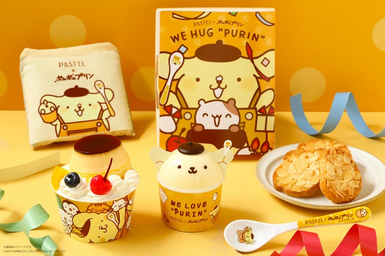 「ポムポムプリン」×パステル「なめらかプリン」コラボが再登場！新作ラスクやア・ラ・モードが新発売