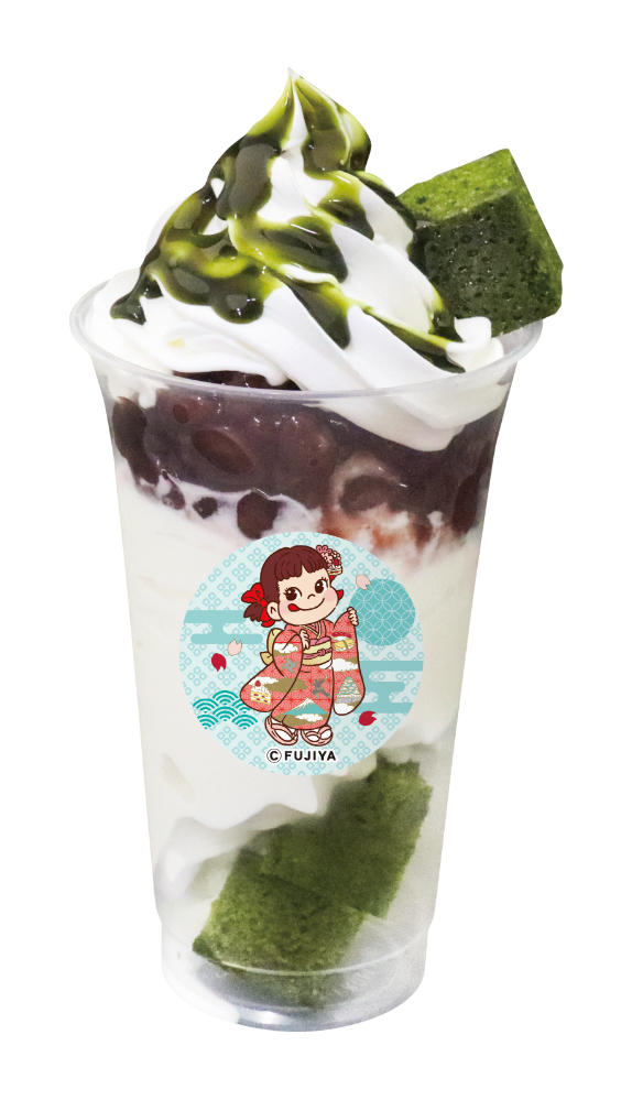 【本イベント限定】「甘味処ふじや ミルキー×抹茶ぱふぇ」<br>税込750円