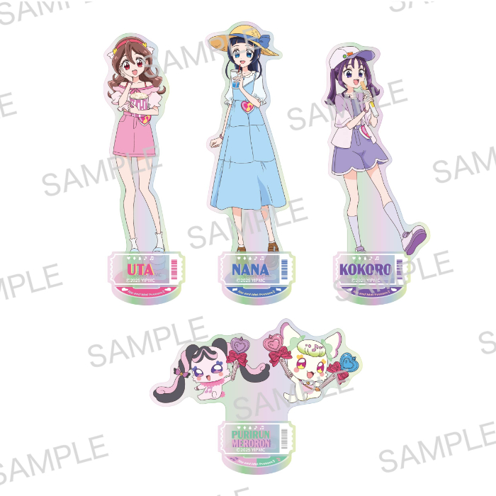 オーロラアクリルスタンド（全4種）　各1,320円（税込）