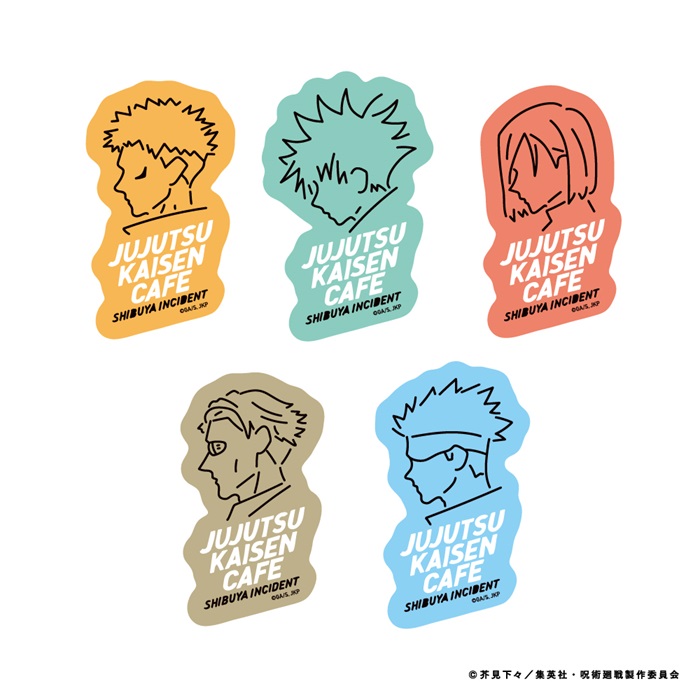 アイコンステッカー（全5種）　税込各605円