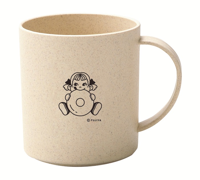 バンブーファイバー配合マグカップ（ペコちゃんmilkyドーナツデザイン）