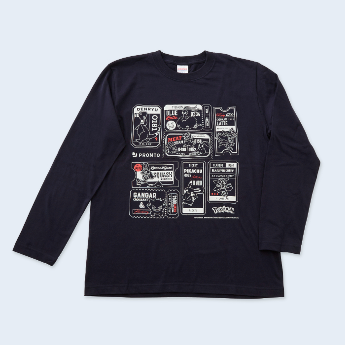 ポケモンオリジナルロングスリーブＴシャツ／3,850円
