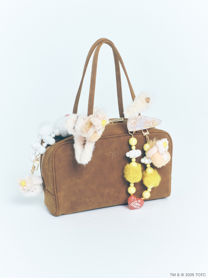 【Care Bears™】ニットヘアクリップ<br>価格：3,520円<br>カラー展開：OWHT/ORG/LPNK/LAV/LBLU