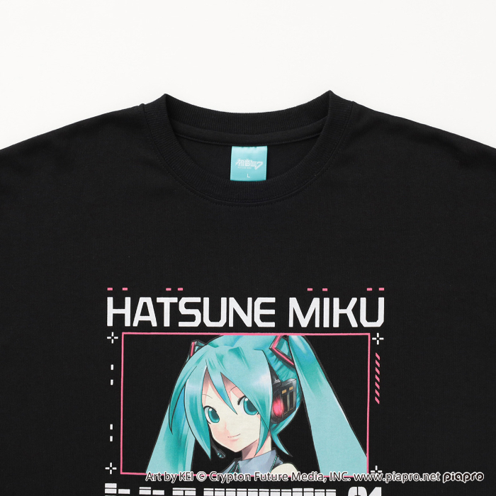 初音ミク　カラープリントＴシャツ