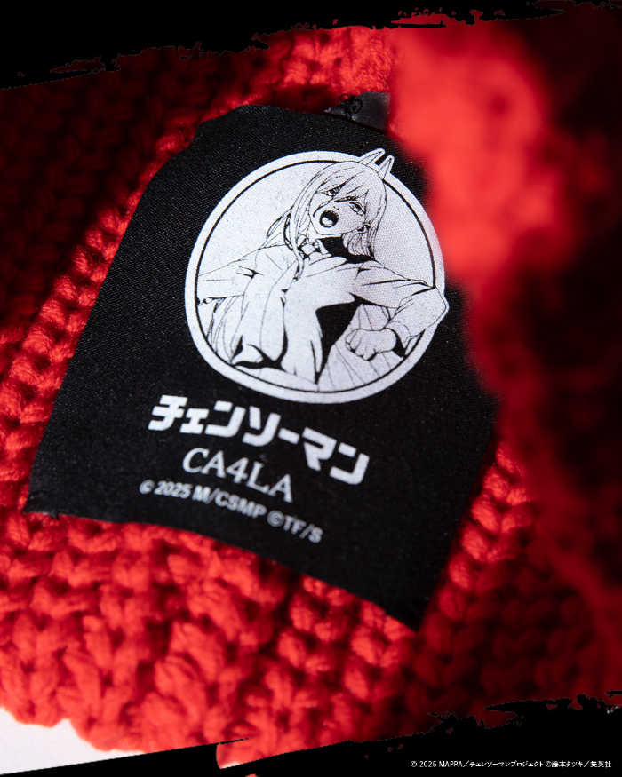 チェンソーマン × CA4LA KNIT CAP<br>￥8,250(税込) 