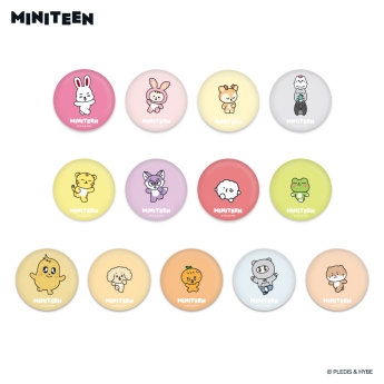 MINITEEN CAN BADGE（缶バッジ）<br>W58×H58mm / ￥1,050