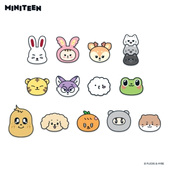 MINITEEN METAL PIN BADGE（メタルピンバッジ）<br>W31×H23mm / ￥1,050