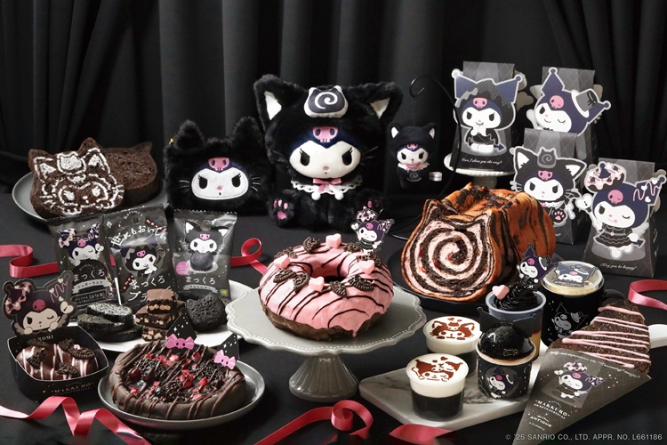 「クロミ」×「ねこねこ」「パステル」「世にもおいしいチョコブラウニー」まっくろなコラボ商品やグッズが新登場！