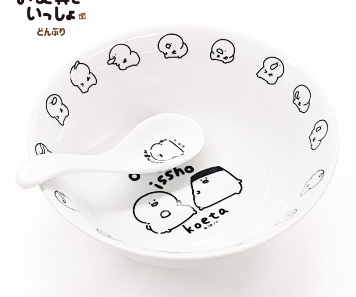 「お文具といっしょ」どんぶり・れんげがヴィレッジヴァンガード限定で登場！