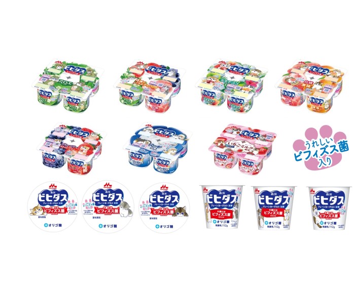 「mofusand」×「ビヒダス ヨーグルト」コラボパッケージ発売！ビフィズス菌について学べる特設サイトも登場