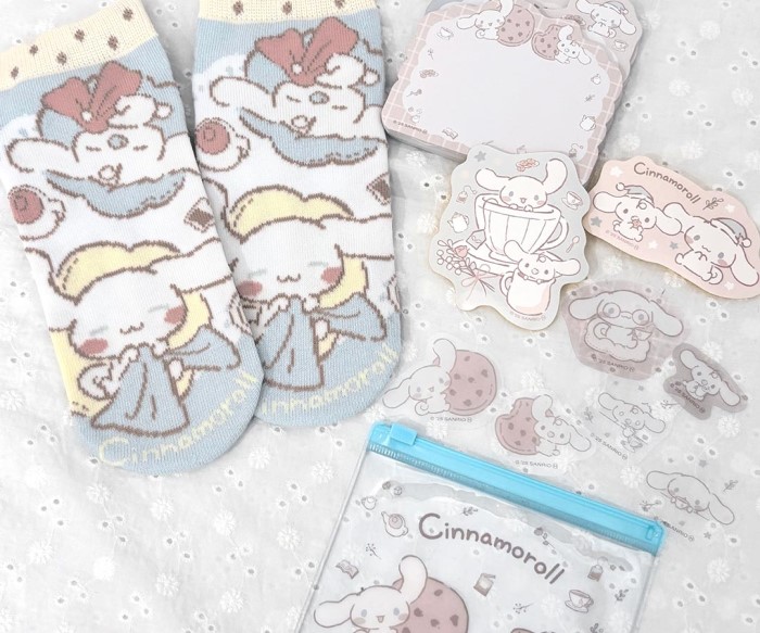 「シナモロール」くすみカラーとやさしいタッチがかわいいアイテムがサンキューマートから新登場！