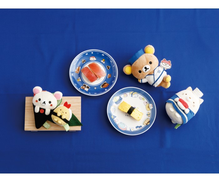「リラックマ」「すみっコぐらし」とおすしを楽しめる♪雑貨シリーズが新登場！