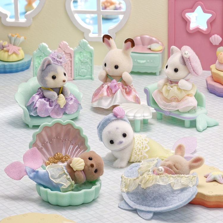 シルバニアファミリー『赤ちゃん家具コレクション -ゆめいろマーメイド-』ローソンで先行発売！