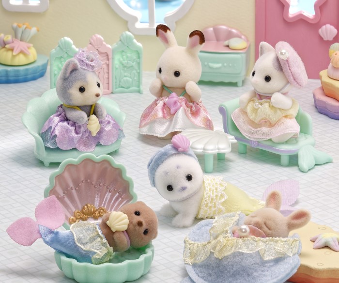 シルバニアファミリー『赤ちゃん家具コレクション -ゆめいろマーメイド-』ローソンで先行発売！
