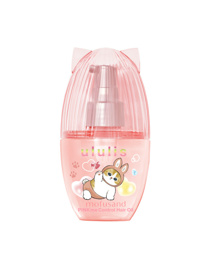 ウルリス　mofusand　ピンクミー<br>コントロール　ヘアオイル<br>￥1,400（税抜）/ ￥1,540（税込）/ 100mL