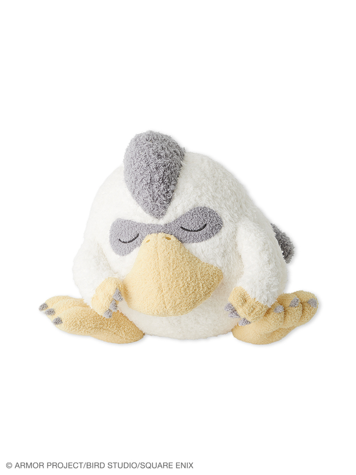 【ドラゴンクエスト】【Sleep】ももんじゃおひるねクッション　￥8,800<br>カラー：オフホワイト<br>サイズ：フリー<br>※ジェラート ピケ オム直営店舗、Sleep取り扱い店舗 限定商品