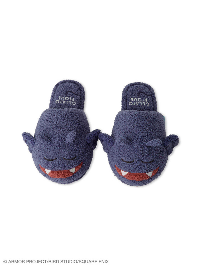 【ドラゴンクエスト】【ユニセックス】ドラキールームシューズ　￥6,490<br>カラー：ネイビー<br>サイズ：S-M／M-L