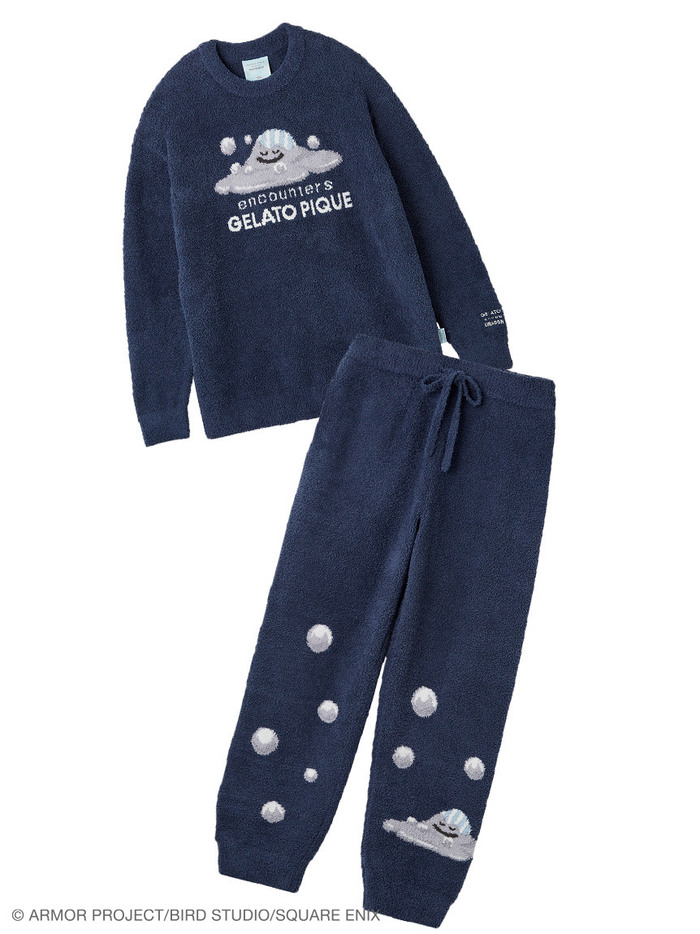 【ドラゴンクエスト】【メンズ】ベビモコプルオーバー&モンスターロングパンツセット　￥17,050<br>カラー：ブラウン／ネイビー<br>サイズ：M／L