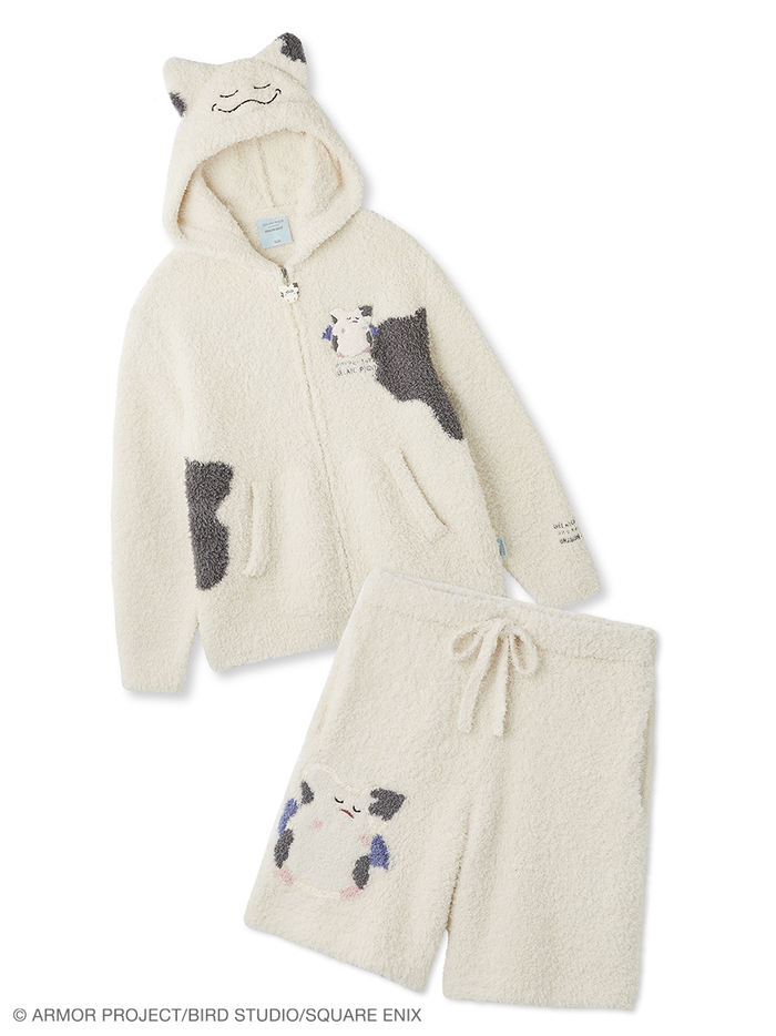 【ドラゴンクエスト】【ユニセックス】ジェラートモーモンパーカ＆ハーフパンツセット<br>￥15,950<br>カラー：クリーム<br>サイズ：S-M／M-L