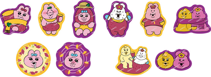 コラボ限定お芋ピック（全10種）イメージ