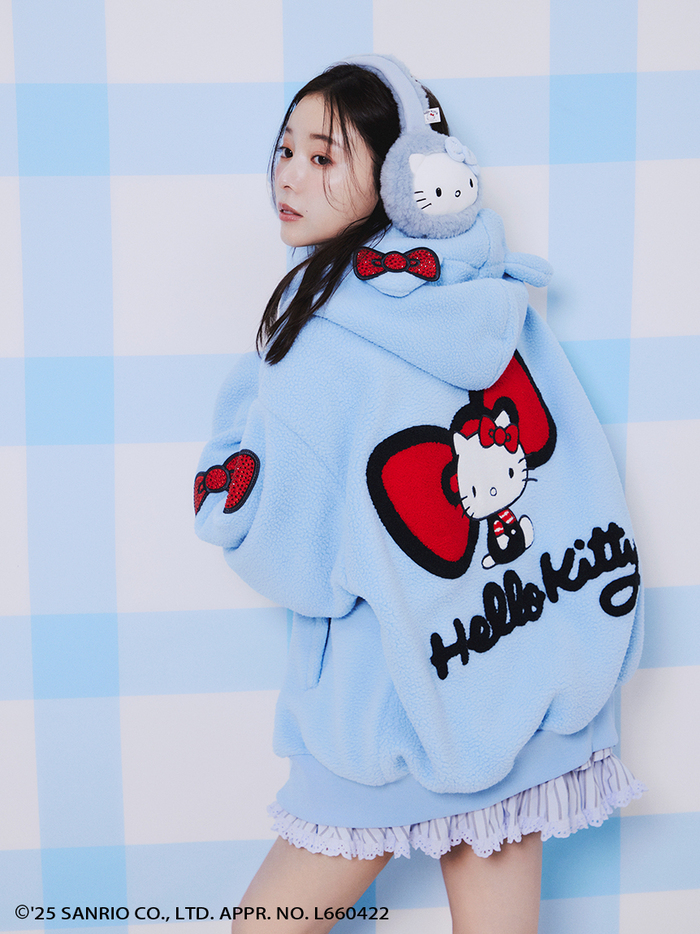 渋谷パルコ店限定<br>【HELLO KITTY】プレミアムパーカー<br>カラー：LBLU<br>サイズ：F<br>価格：￥23,980