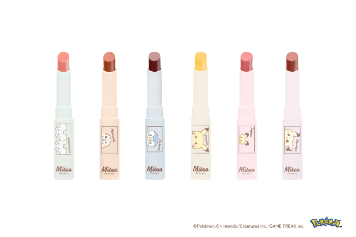 ＜ポケピースデザイン＞セラムオイルリップスティック全6色<br>【価格】905円（税込995円）