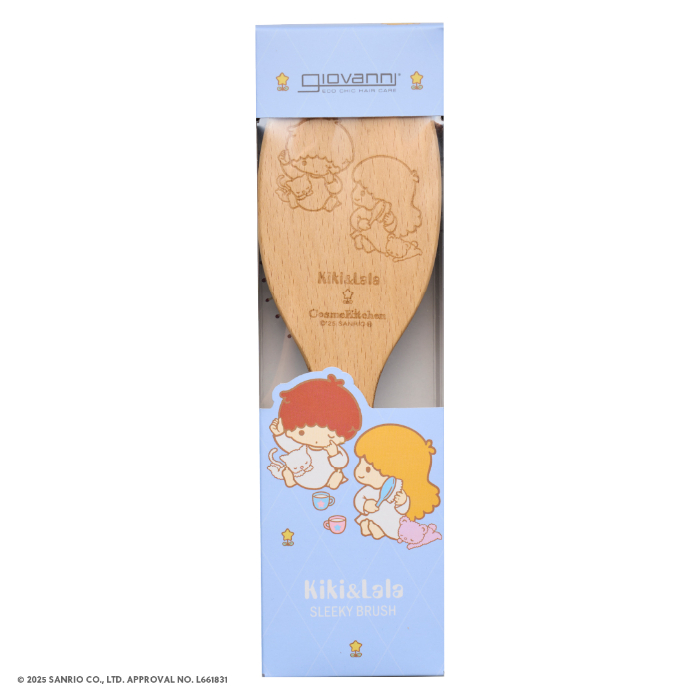 【giovanni（ジョヴァンニ）】＜Kiki&Lala＞<br>スリーキーブラシ　￥3,300（税込）