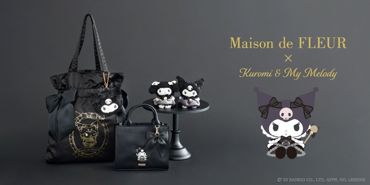 クロミのお誕生日をお祝い！オールブラックの特別なコレクションが「Maison de FLEUR」から登場