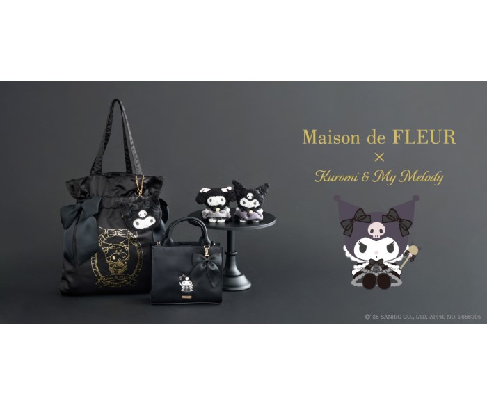 クロミのお誕生日をお祝い!オールブラックの特別なコレクションが「Maison de FLEUR」から登場