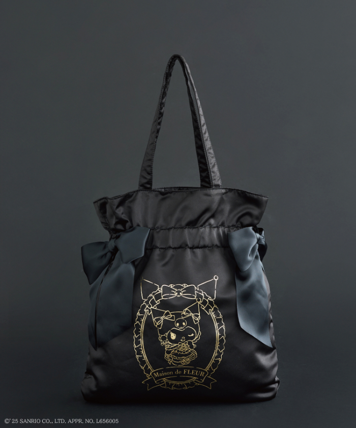 KUROMI ダブルリボントートバッグ<br>価格：￥6,900