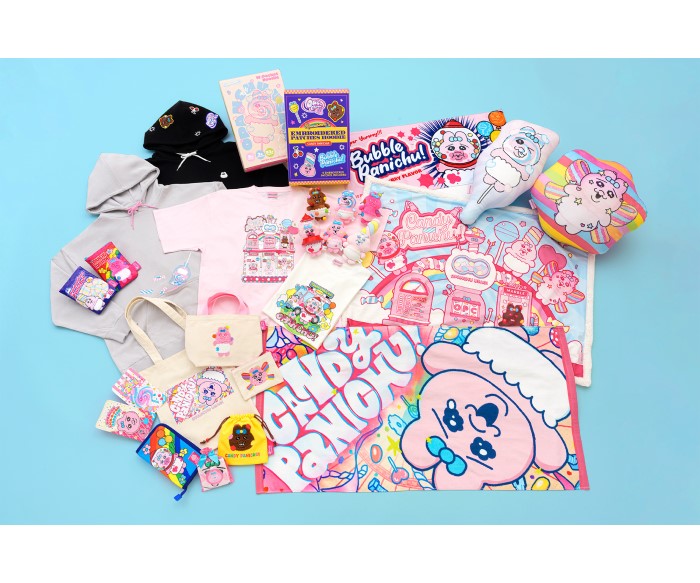 『おぱんちゅうさぎ』キャンディ工場をイメージした体験展示型POPUP SHOPが「タワーレコード渋谷店」で開催!