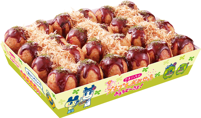 ■お持ち帰り専用『プチプチおみせっち だんらんパック』<br>たこ焼（ソース）<br>1箱24個入り 1,944円（税込）