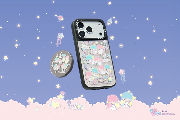 サンリオ「リトルツインスターズ」50周年！幻想的なキキ＆ララのテックアクセサリーが「CASETiFY」から登場