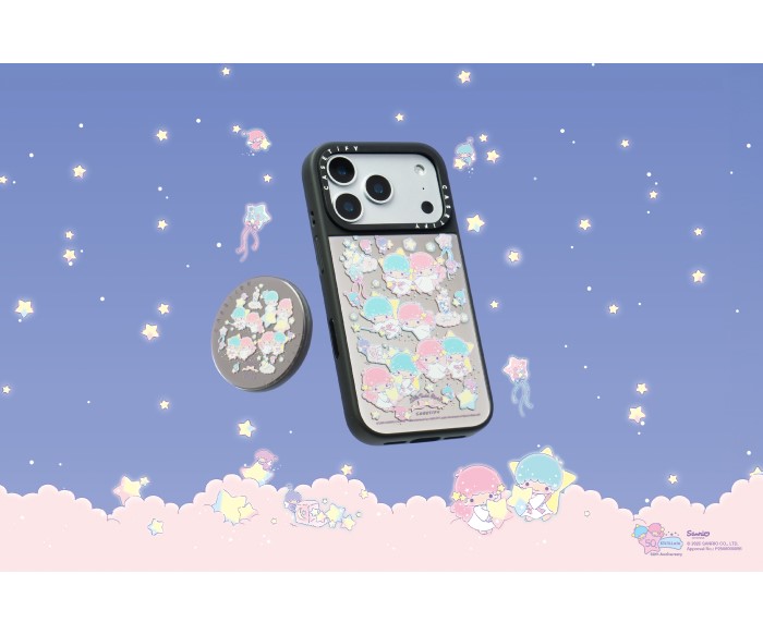 サンリオ「リトルツインスターズ」50周年!幻想的なキキ&ララのテックアクセサリーが「CASETiFY」から登場