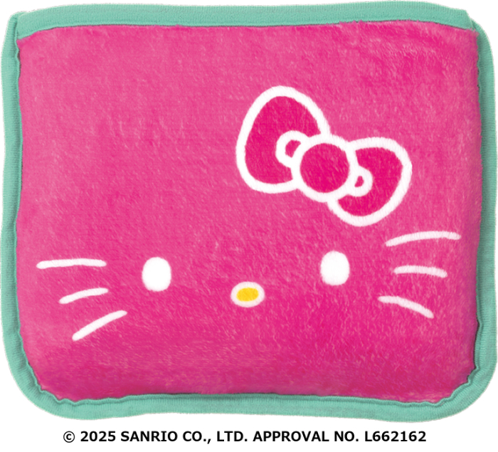 ハローキティ収納ポケット付きブランケットが付いてくる！