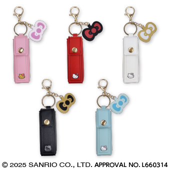 【タイトー限定】ハローキティ Myハローキティリボン型チャーム付きリップポーチ（全5種）
