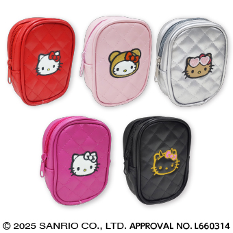 【タイトー限定】ハローキティ Myハローキティキルト刺繍ポーチ（全5種）
