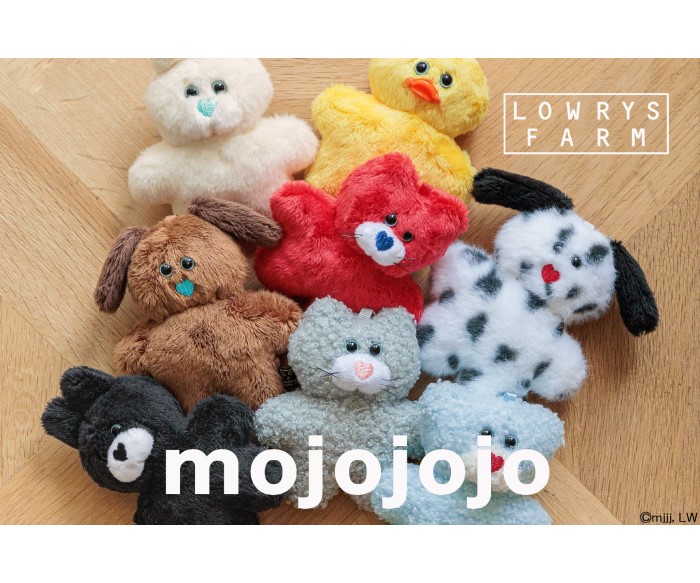「mojojojo」×「LOWRYS FARM」ゆるくてかわいいコラボアイテムが登場!