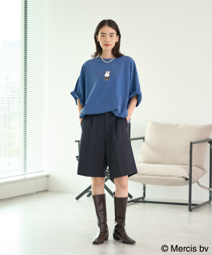 【miffy】<br>miffy/ストライプT