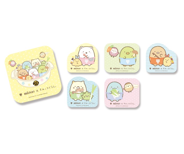 『すみっコぐらし』×ミツカン鍋・ぽん酢キャンペーン実施!オリジナルステッカー付きの商品が登場