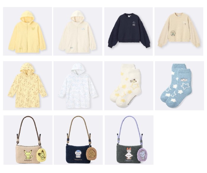 「ポケピース」×「ジーユー」コレクションが登場！
