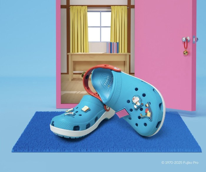 「ドラえもん」×「Crocs™」どこでもドアやアンキパン…世界観を詰め込んだ限定コレクションが登場！