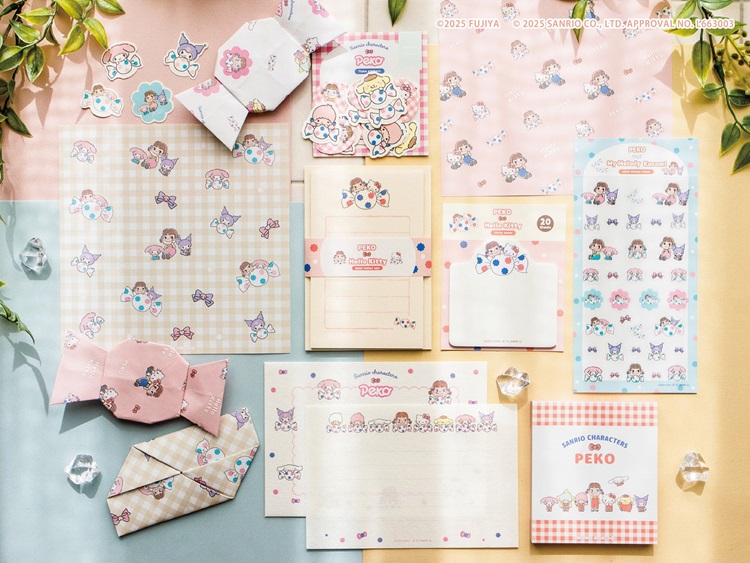 「ペコちゃん」×「サンリオキャラクターズ」コラボ文具が登場！