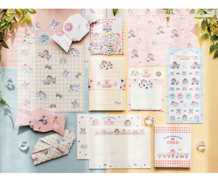 「ペコちゃん」×「サンリオキャラクターズ」コラボ文具が登場！
