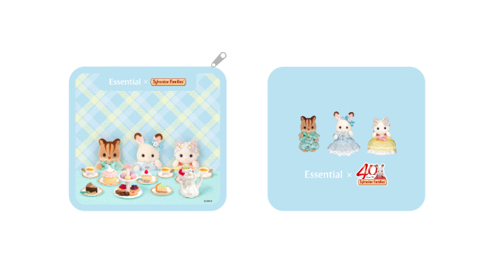 Essential×シルバニアファミリー コラボデザインポーチ